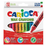 Boite 12 crayons de cire CARIOCA