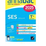 Annales du bac Annabac 2025 SES Tle générale (spécialité)