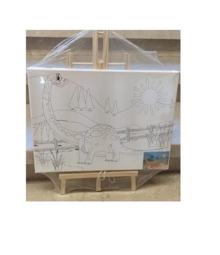 Tableau Toile Imprimé  30*40cm +Chevalet +Pinceau +Acryliques  FA800-90 – Image 6