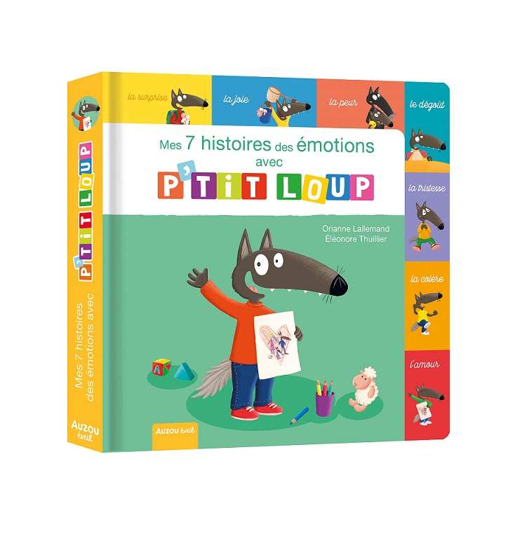 9791039525435 Mes 7 histoires des émotions avec p'tit loup - Livres enfants - Auzou – Image 1