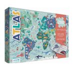 Atlas : un puzzle - un livre - un poster -