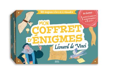 Mon coffret d'énigmes léonard de vinci - Romans et BD - Auzou