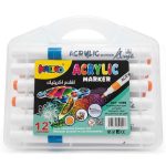 Boite de 12 Feutres Acryliques Double Pointe KALINO