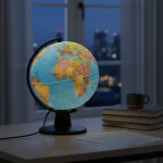 Globe Terrestre Lumineux Français 20CM FA690-10