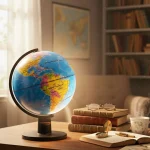 Globe Terrestre Lumineux Arabe 21.4CM FA690-4
