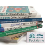 Pack manuels scolaires 6e – René Descartes Ennasr 2026-2027 : Liste officielle clé en main et 100% personnalisable