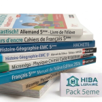 Pack manuels scolaires 5e – René Descartes Ennasr 2026-2027 : Liste officielle clé en main et 100% personnalisable