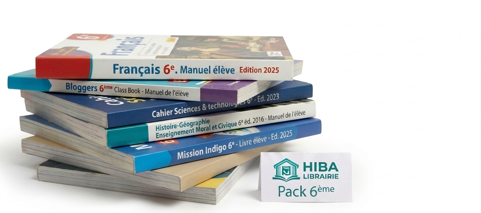 Gemini_Generated_Image_pffd0upffd0upffd Pack manuels scolaires 6ème année – ISC El Menzeh 2026-2027 : Liste officielle clé en main et 100% personnalisable – Image 1