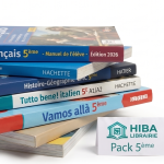 Pack manuels scolaires 5ème année – ISC El Menzeh 2026-2027 : Liste officielle clé en main et 100% personnalisable