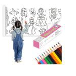 ROULEAU DESSIN  AUTOCOLLANT A COLORIER 3 M  MK195-48