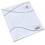 Cahier piqure transparent 21*29,7 polypropylène 192 pages 70g YAMAMA