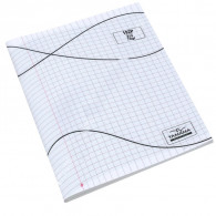 cahier-piqure-yamama-192-pages-70g-transparent Cahier piqure transparent 21*29,7 polypropylène 192 pages 70g YAMAMA – Image 1