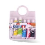 BOITE PLASTIQ GOUACHE DE 6 LAMINEE MAJED 312